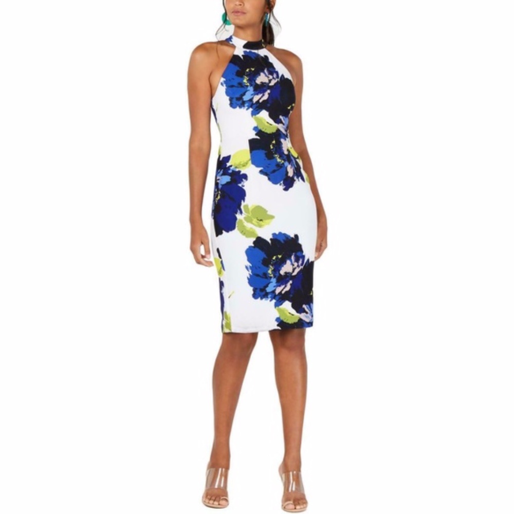 TRINA TRINA TURK Womens Emotion White Floral Print